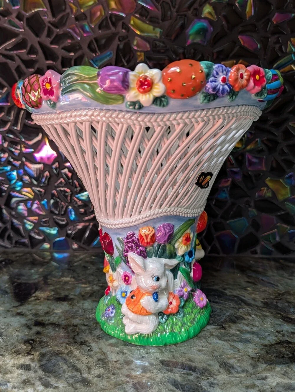 vintage CHRISTOPHER RADKO dapper hare vase